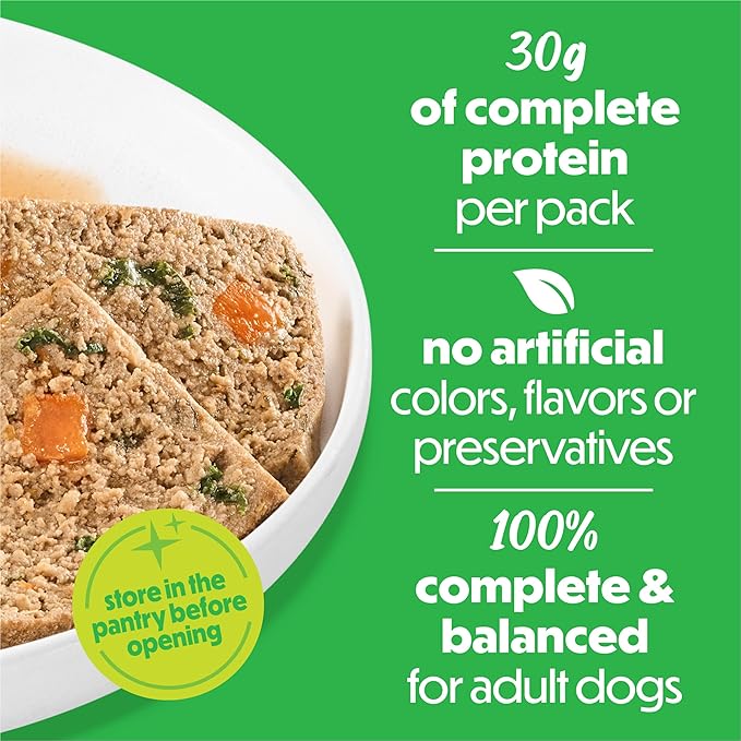 Purina Beneful Freshly Prepared Classics with Lamb, Chopped Kale and Carrots Pate Dog Food - 9.5 oz Carton (Pack of 6)