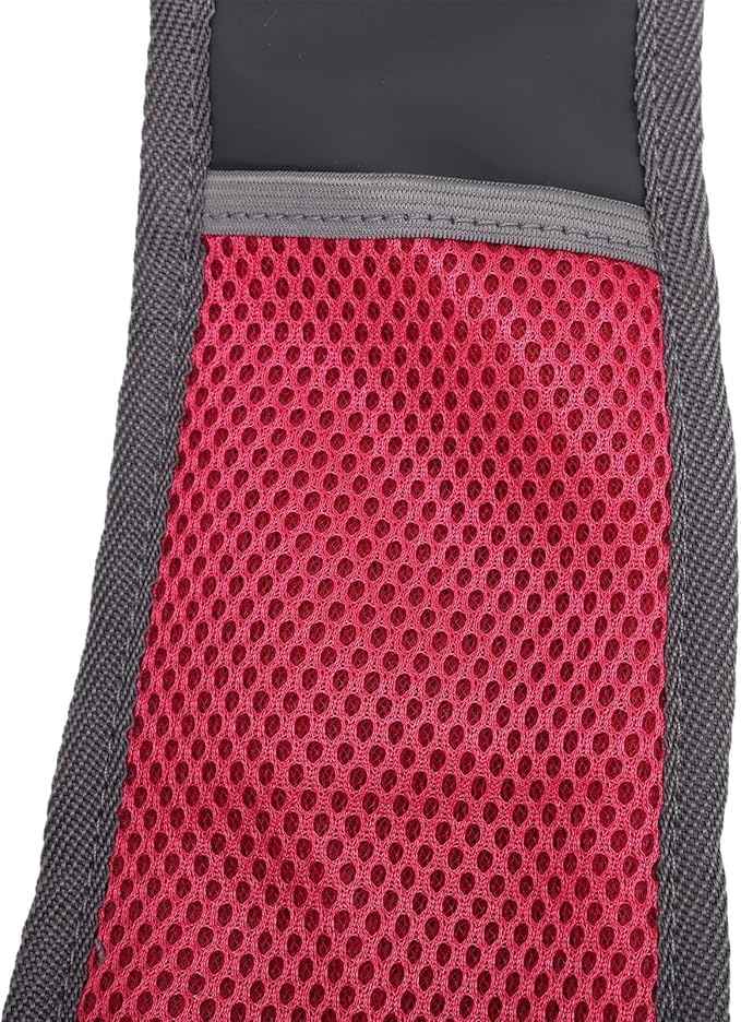 Pssopp Dog Supplies Breathable Puppy Sling Adjustable Neck Pet Carrier Purse for Outdoor Outings Camping Travel Small Cat Dog Sling Carrier, Travel (L)