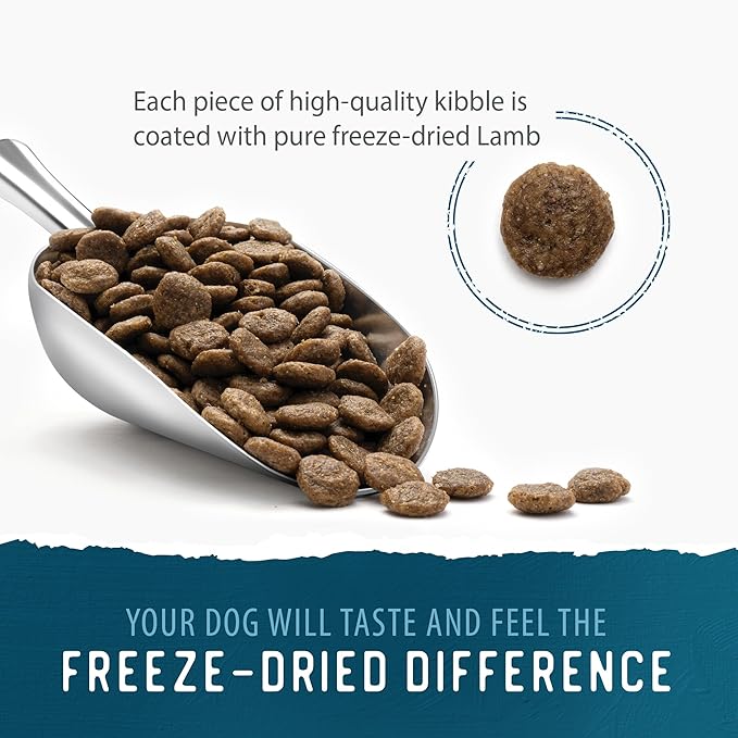 Caledon Farms Freeze-Dried Coated Lamb Recipe Premium Dry Dog Food 7.7lb (Pack of 2)