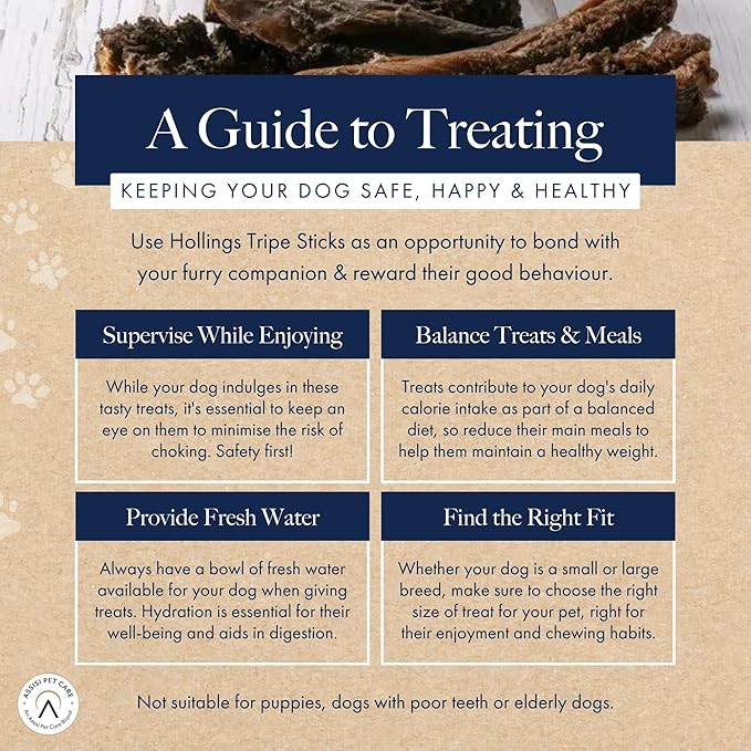 Hollings Tripe Sticks for Dogs 100g