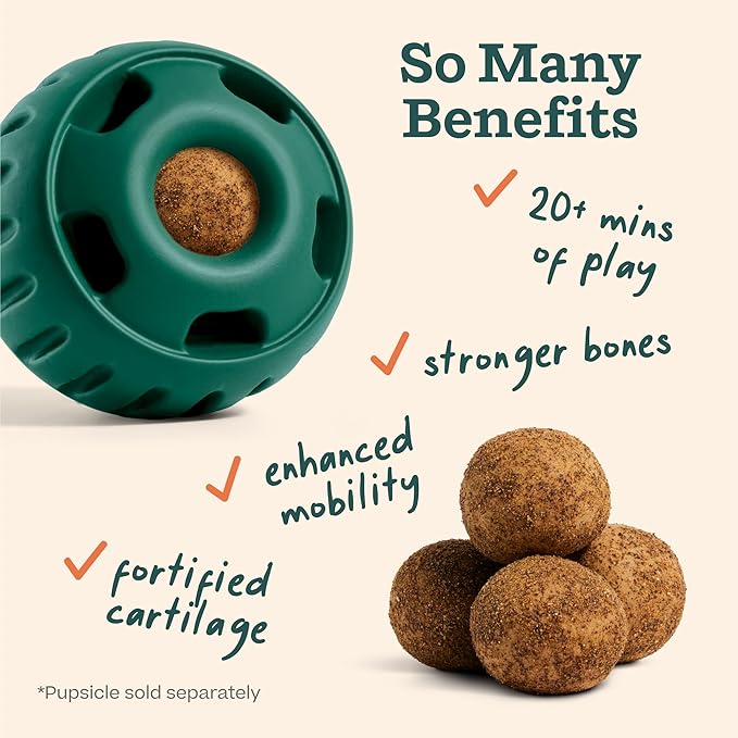 WOOF Hip & Joint Pupsicle Refill Pops - Dog Joint Supplement for The Pupsicle Toy to Support Joint Health, Recovery, and Mobility - Extra Large Pops - 2 Pack