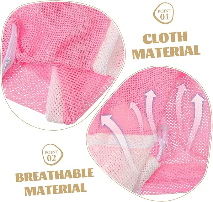 Totority Multi-Function Cat Grooming Bag Breathable Mesh Pouch for Bathing Nail Trimming and Veterinary Care Easy to Use Prevents Scratching for Cat Grooming Needs