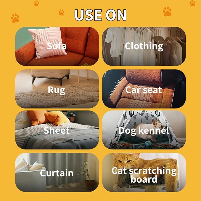 Pet Hair Removal Glove for Cats & Dogs, Electrostatic Pet Hair Gloves, Reusable Pet Hair Remover Tool, Animal Hair Remover for Furniture, Clothing, Couch, Carpet, Car Seat - 1PCS