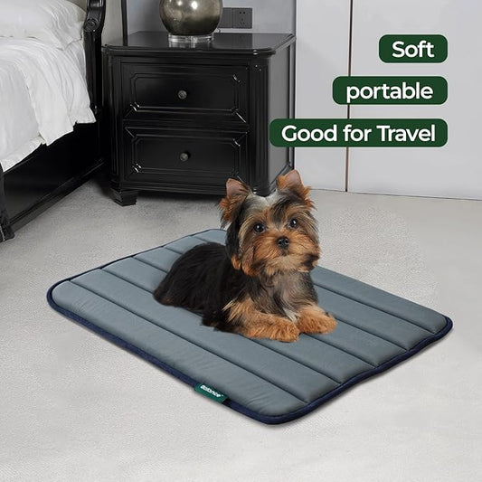 BALANCE Dog Crate Pad, Dog Foam Crate Mat Kennel Pad, Washable Water-Resistant Pet Bed Flat Dogs Cage Mat for Small Dogs, 2 Packs