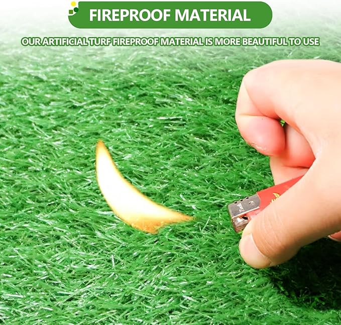 Artificial Grass Rug Turf for Dogs Indoor Outdoor Fake Grass for Dogs Potty Training Area Patio Lawn Decoration