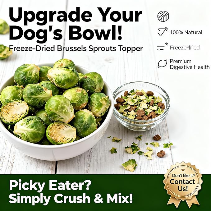 Natural Freeze-Dried Vegetable for Pets – Single Ingredient, Nutrient-Rich, Low-Calorie, Pure & Simple Digestive Crunchy Bites Snack for Dogs, Rabbits, Birds, Turtles & Guinea Pigs