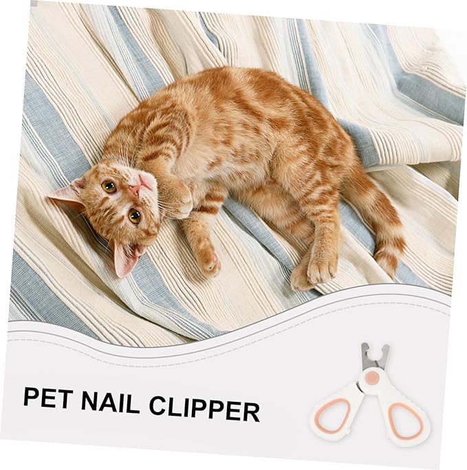 Professional Pet Cat Nail Clipper with Non-Slip Handle Precise Grooming Tool for Beginners and Home Use Use Ergonomic Design for Smooth Comfortable Claw Trimming