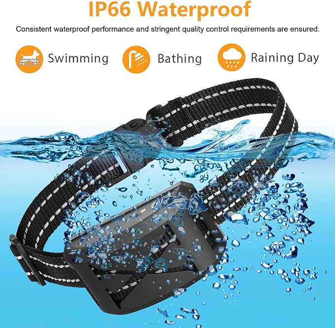 Wireless Dog Fence, Outdoor Pet Electric Boundary Containment System, Shock Collar for Large Dogs, Adjustable Vibration & Shock, Waterproof Rechargeable Training Collar, for 1 2 3 Dogs,for2d