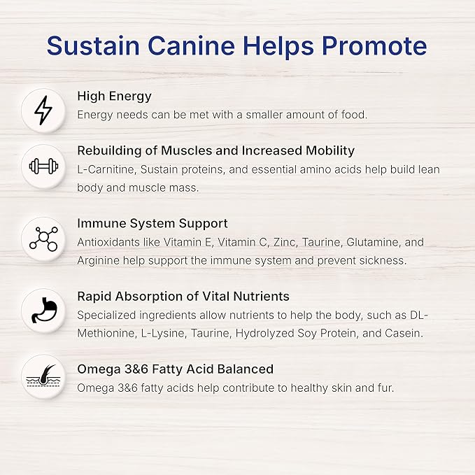 Sustain Canine Recovery Food for Dogs (100g)