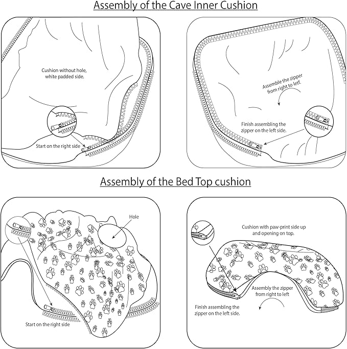 RINGTAIL Peekaboo Cat Cave Donut for Multiple & Large Cats Up to 30-45 lb, 3-in-1 Self Warming Cat Bed Tunnel with 2 Soft Fluffy Fleece Pet Blankets, Scratch, Detachable & Washable (Dark Gray, Large)