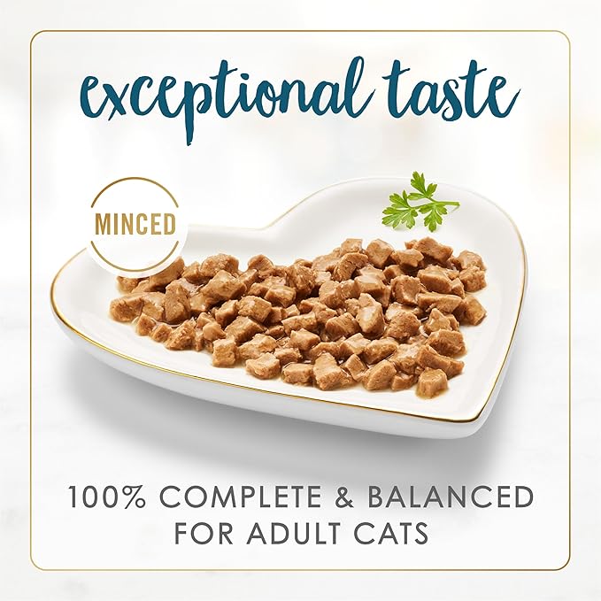 Purina Fancy Feast Senior Wet Cat Food 7 Years Plus Tuna Feast In Gravy Minced - (Pack of 24) 3 oz. Cans