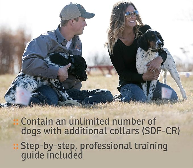 SportDOG In-Ground Fence Add-A-Dog Collar Rechargeable Dog Collar, Inground Fence for Dogs, Rechargeable Receiver, In Ground Fencing for Dogs (Black)