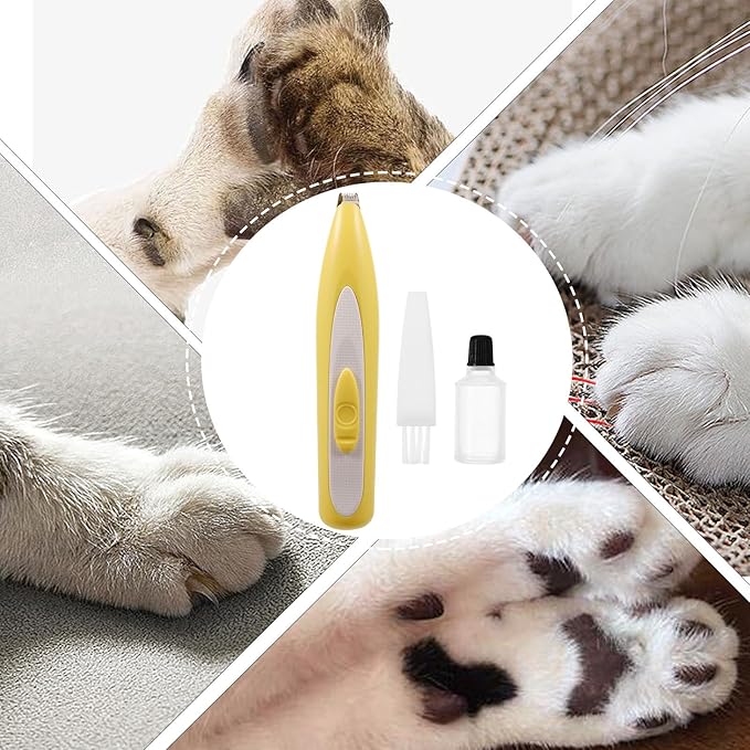 Quiet Battery-Powered Pet Clipper for Dogs and Cats Professional Grooming Hair Trimmer Low Noise Electric Hair Shaver for Fur Removal and Portable Use