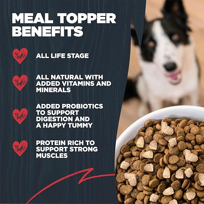 Blackwood Dog Food Topper, Beef Recipe with Sweet Potato, 8 Ounce, High Protein with Probiotics, Use as Training Treat, Meal, or Topper