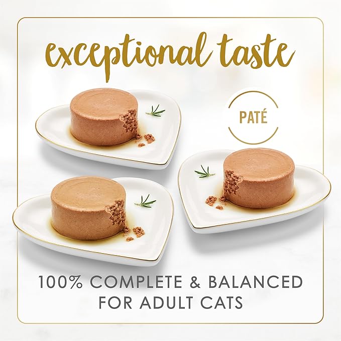 Fancy Feast Poultry and Beef Feast Classic Pate Collection Grain Free Wet Cat Food Variety Pack - (Pack of 24) 3 oz. Cans