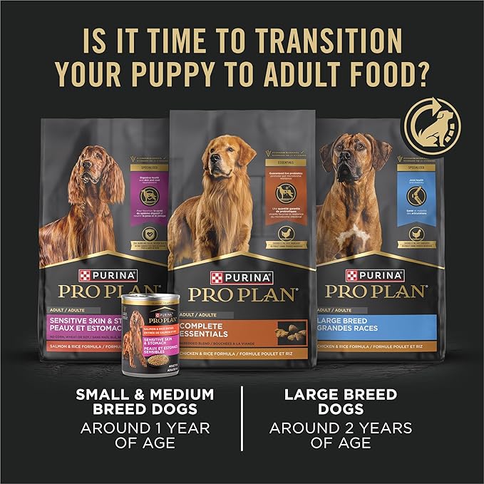 Purina Pro Plan Development Wet Puppy Food,Grain Free Chicken Entree and Grain Free Turkey Entree Variety Pack - 13 oz. Cans,(Pack of 24)