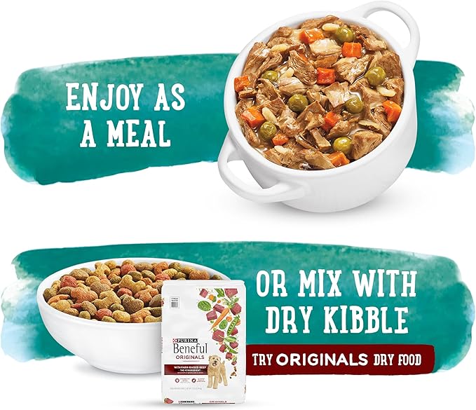 Beneful Purina Prepared Meals Lamb & Rice Stew - (8) 10 oz. Tubs (Pack of 2)
