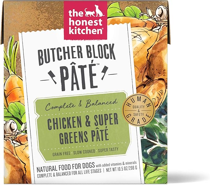 The Honest Kitchen Human Grade Wet Dog Food - Chicken & Super Greens
