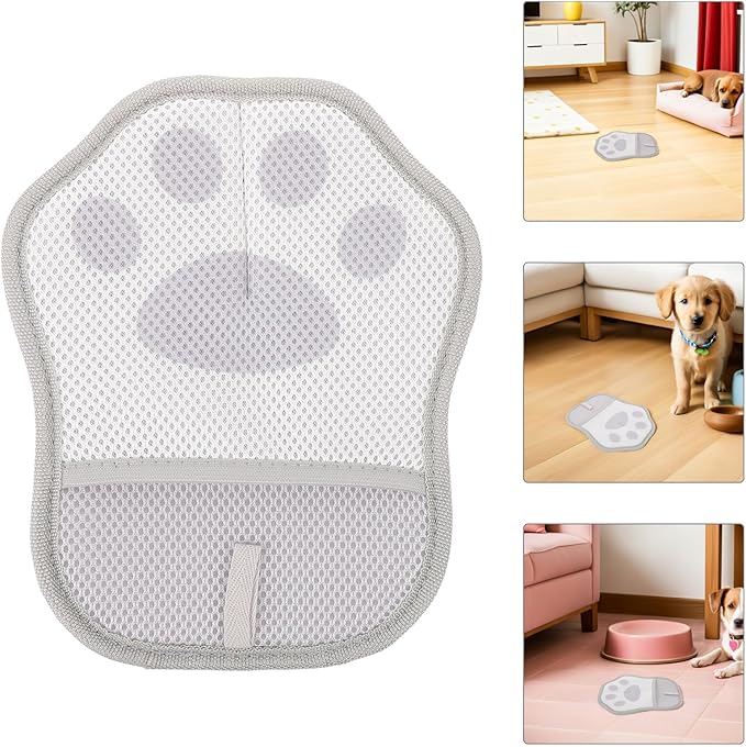 VICASKY 3pcs Pet Hair Removal Gloves Reusable Electrostatic Grooming Mitts Polyester Material for Cats and Dogs Hair Cleaning and Shedding Control
