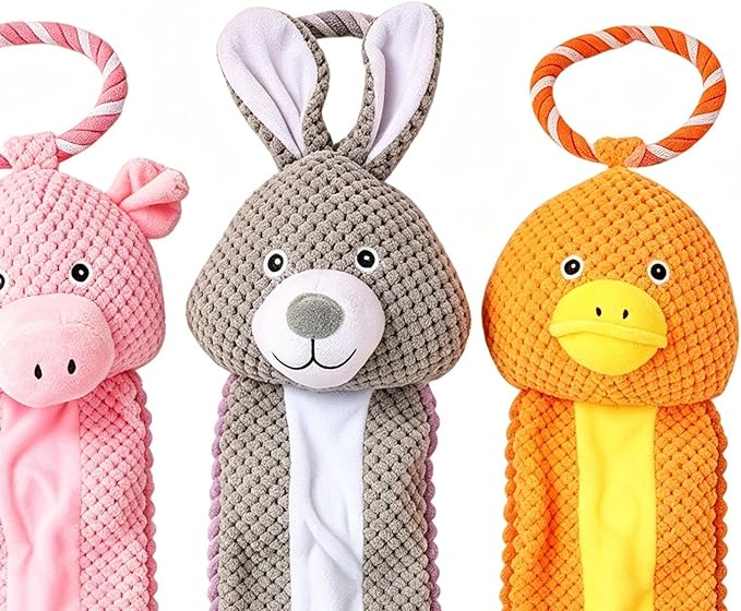 Dog Chew Toys | Tough Pet Teething Supplies,Entertaining Puppy Toys - For Cats, Training, Chewing, Boredom, Home, Travel, Car,
