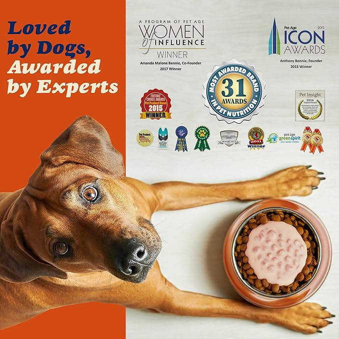 CLEAR CONSCIENCE PET® Bon A' La Goat™ SuperGravy® Natural Dog Food Gravy Topper, Hydration Broth Mix, Gluten and Grain Free Kibble Seasoning Powder Topper for Picky Eaters (2.1 oz. (14 Scoop))