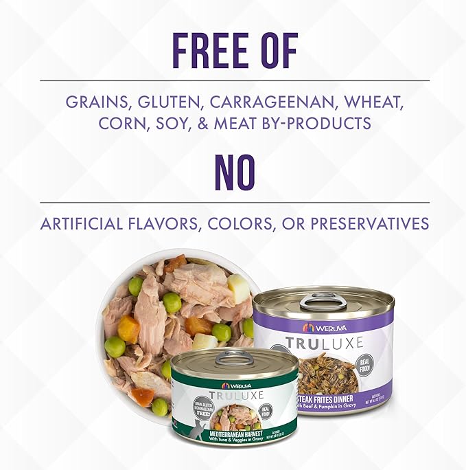 Weruva Truluxe Cat Food, Meow Me A River with Basa in Gravy, 6Oz Can (Pack of 24)