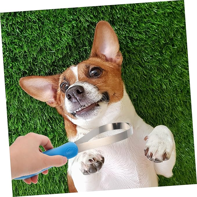 Kisangel PET Hair Removal Comb Non-slip Dog and Cat Grooming Brush Portable Hair Shaving Tool for Easy PET Care and Massage for Home Grooming