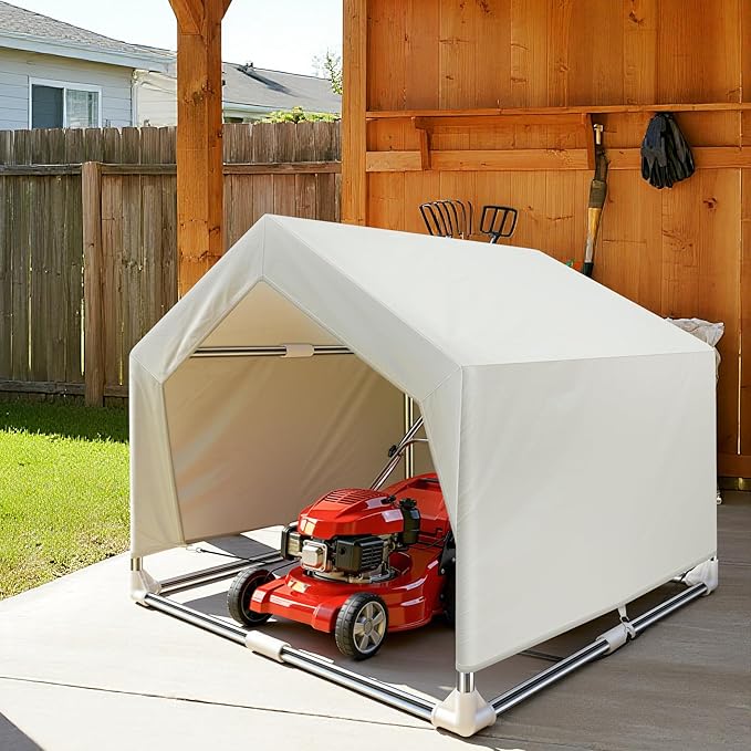 Outdoor Meduim Pet Shade Shelter Tent - Stainless Steel Frame with Ground Stakes for Stability, Spacious Sun Canopy for Dogs, Cats & Other Pets