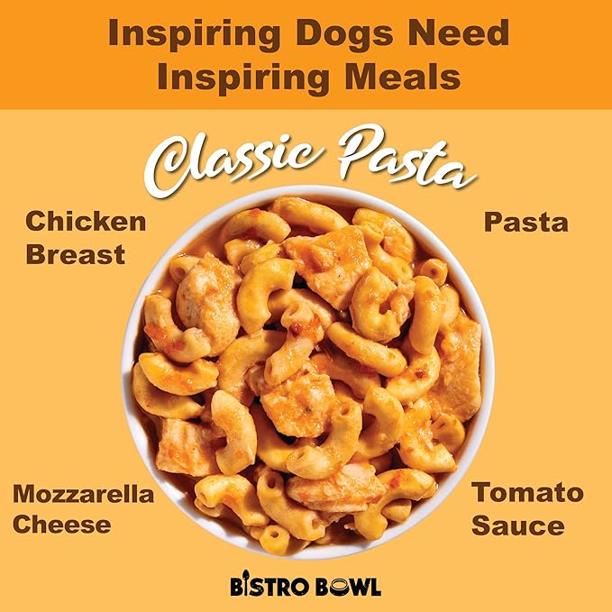 Whole Life Pet Bistro Bowl for Dogs - Human Grade Meal Mixer Food Topper - Healthy Whole Food Ingredients, Protein Rich, All Natural - Picky Eaters
