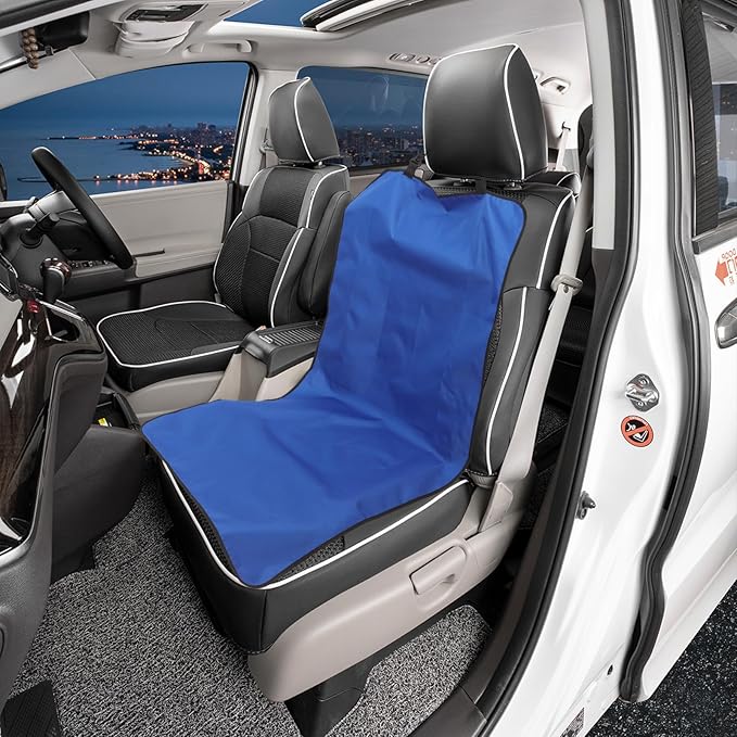 Waterproof Dog Car Seat Protector, Scratch-Resistant Oxford Fabric Car Pad 106x49cm, Pet Travel Seat Cover for Small Dogs, Automotive Pet Supplies
