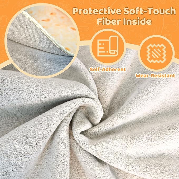 31.5" Large Cat Grooming Wrap for Cutting Nails, Self-Stick Dog Cat Burrito Wrap with Nail Clippers Kit, Soft Tortilla Blanket Pet Tool Gifts for Multifunctional Care Medicine Anti-Escape