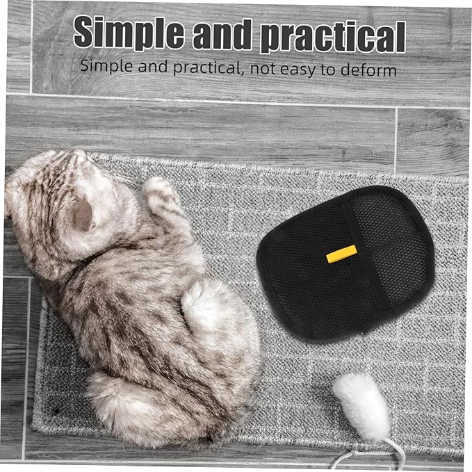 Toyvian 2pcs Efficient Cat Hair Removal Mittens for Grooming Large Gloves Unique Adhesion for Easy Pet Hair Removal