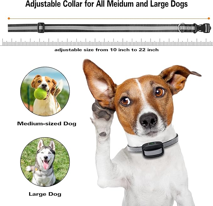 GPS Wireless Dog Fence for 2 Dogs,Electric Dog Fence for Outdoor,Adjustable Warning Strength, Rechargeable,Range 98-3281 ft,Pet Containment System for Most Dogs