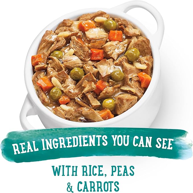 Beneful Purina Prepared Meals Lamb & Rice Stew - (8) 10 oz. Tubs (Pack of 2)