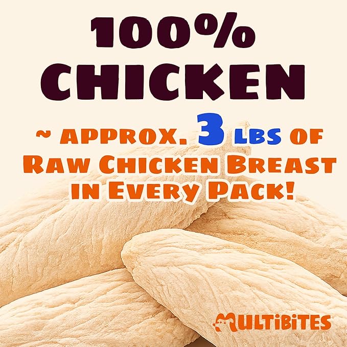 14.5oz Freeze Dried Chicken Breast for Dogs & Cats - High-Protein Raw Freeze Dried Dog Treats - Single Ingredient Natural Dry Chicken Breasts for Food Toppers,Training Snacks