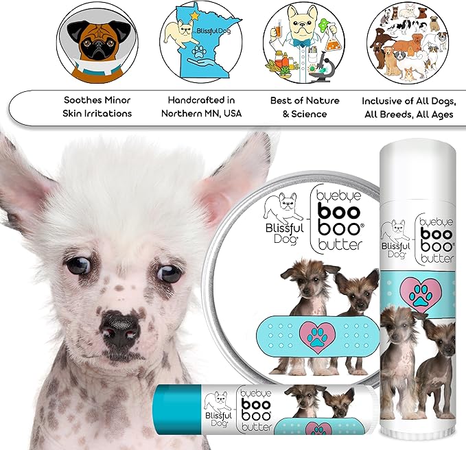 The Blissful Dog BB-CRESTED-16OZ Chinese Crested Boo Butter, 16 oz.