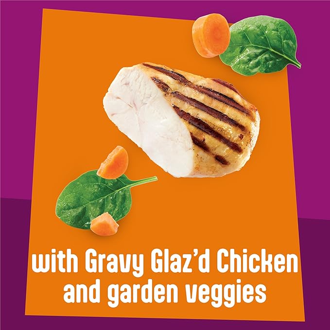 Purina Friskies Glaz’d and Infuz’d with Gravy Glaz’d Chicken Wet Food for Cats - 5.5 Ounce (Pack of 24)