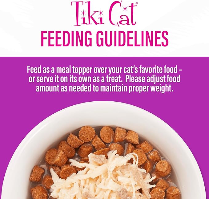 Tiki Cat Born Carnivore Complements Wet Cat Food Topper, Chicken & Duck 2.1 oz. Pouch (12 Count)