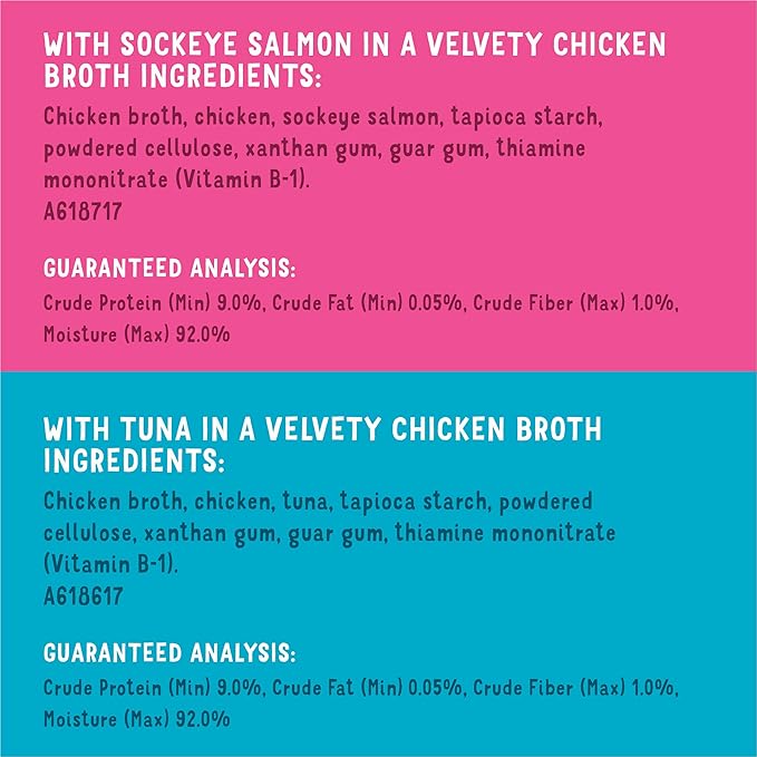 Purina Friskies Grain Free Wet Cat Food Complement Variety Pack, Lil' Soups Salmon, Tuna, Chicken & Shrimp - (30) 1.2 oz. Cups