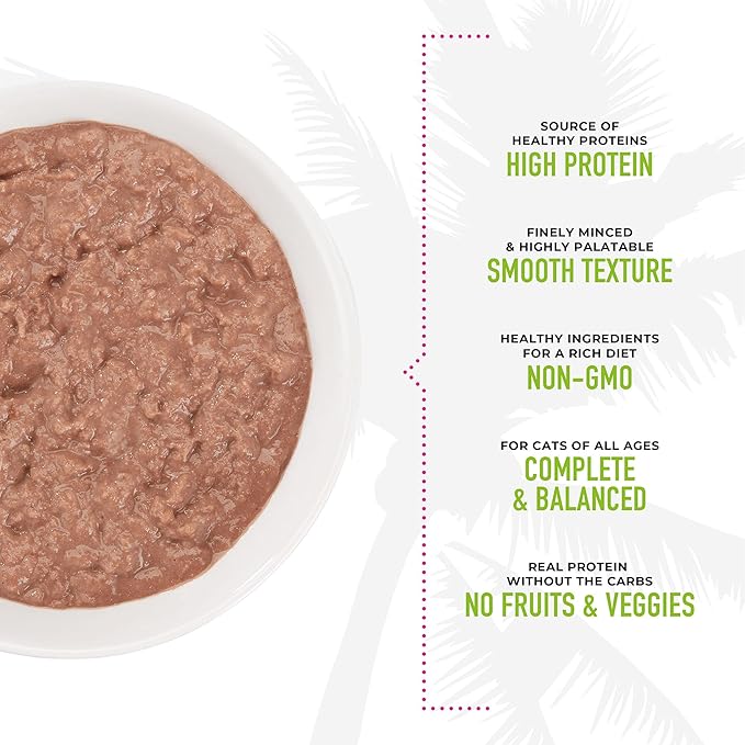 Tiki Cat Grill Pâté, Sardines & Lobster Consommé, High-Protein and 100% Non-GMO Ingredients, Wet Finely Minced Cat Food for All Life Stages, 2.8 oz. Cans (Pack of 12)