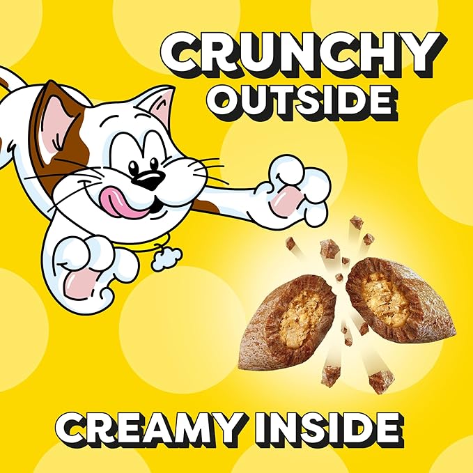 Temptations Cat Treats Classic Crunchy and Soft Cat Treats, Savory Salmon Flavor, 30 oz. Tub