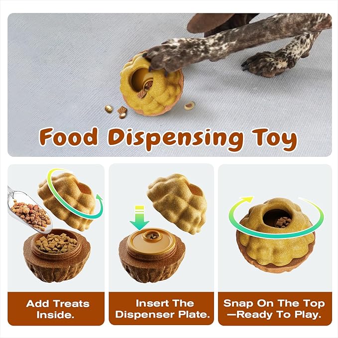 KADTC 3-in-1 Durable Dog FrostLick Toy,U.S. Brand & Design,Long-Lasting,Large Capacity Fillable Treat Ball, Freeze-and-Play Lick Cup & Food Dispenser, Indestructible Chew Toy for Dogs Boredom Buster