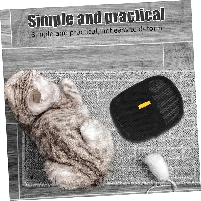 Mipcase Large Dual-Sided PET Hair Remover Gloves for Cats and Dogs Effective Grooming Mittens for Shedding and Cleaning Furniture Carpets and Clothing