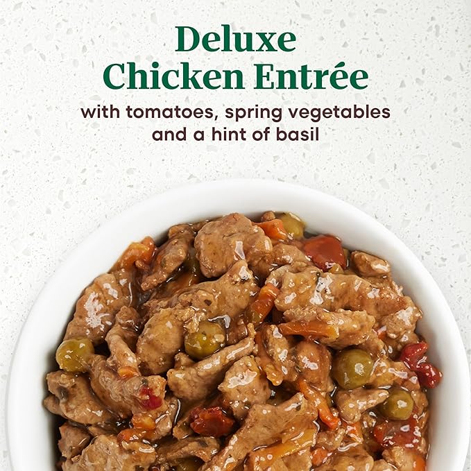 Nutro Ultra Wet Dog Food Grain Free Filets, Adult Dog Food Wet Recipe in Gravy Beef & Deluxe Chicken Variety Pack, 3.5 oz. Trays (12 Count, Pack of 1)