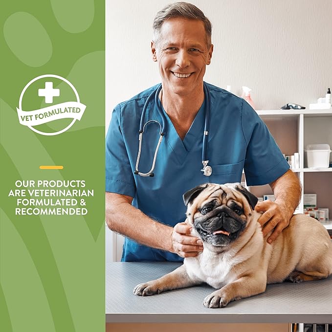 NaturVet – Advanced Probiotics & Enzymes|Supports and Balances Pets with Sensitive Stomachs & Digestive Issues 8 oz & No Scoot for Dogs - 120 Soft Chews - Supports Healthy Anal Gland & Bowel Function