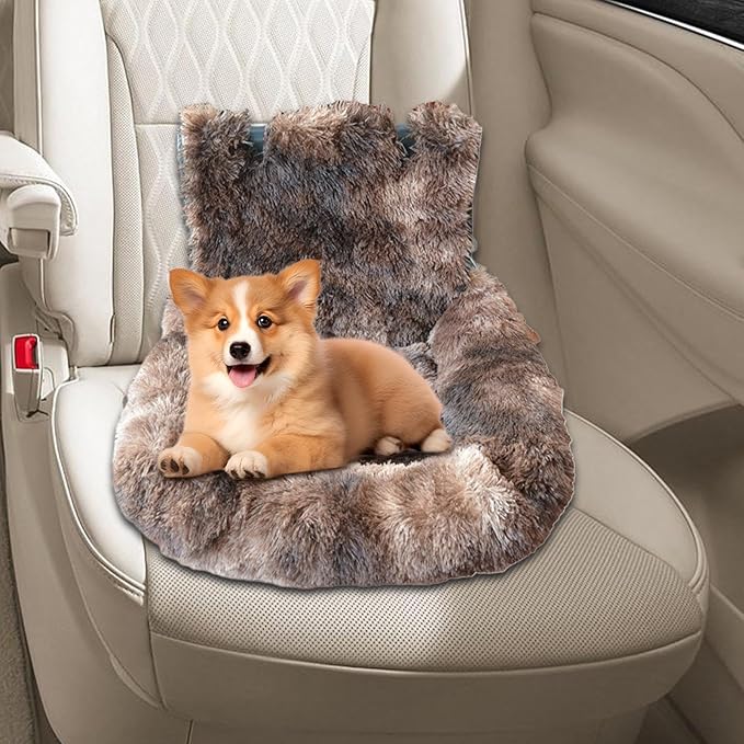 Dog Seat for Car - Large Cat Car Seat Travel Cushion,Pet Supplies Washable Travel Bed for Medium Small Puppy Kitten Vehicle Traveling Vet Visit Daily Vacations