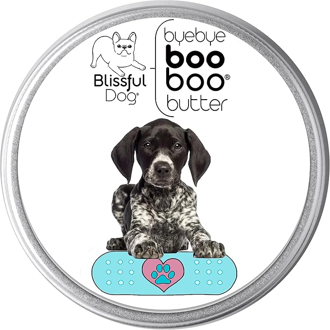 The Blissful Dog 8 oz TIN German Shorthaired Pointer Booboo Butter