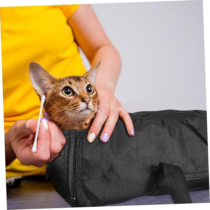 BESPORTBLE Cat Bath Bag Mesh Grooming Bag Oxford Fabric Nail Cutting Holder Pet Supplies