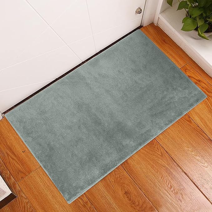 SussexHome Pets Cat and Dog Litter Mat for Litter Box - Washable Soft Cat and Dog Feeding Mat - Paws-Kind Slip Resistant Place Mat - 2' x 3'