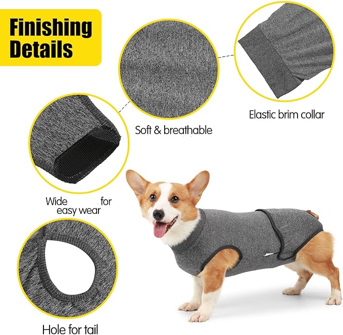 Polyester Dog Surgeries Bodysuit Ensuring and Comfortable During and Post Recovery Clothing Pet Supply Dog Recovery Jumpsuit